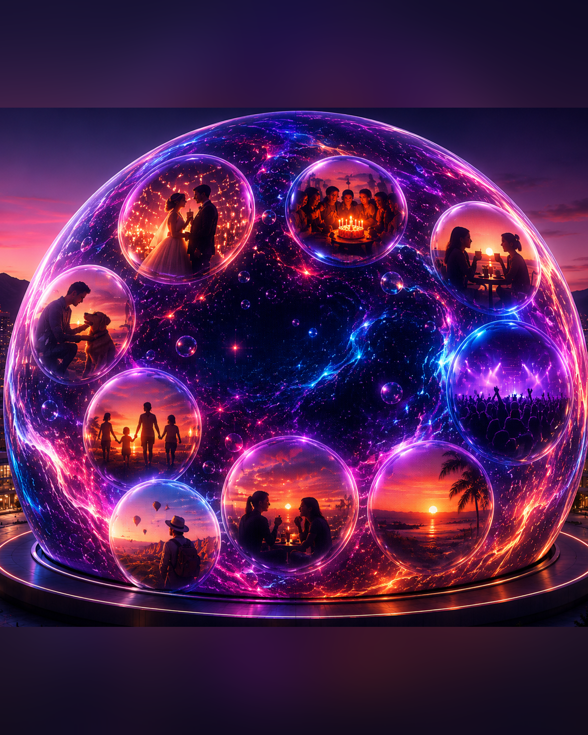 A sphere of everyday human moments